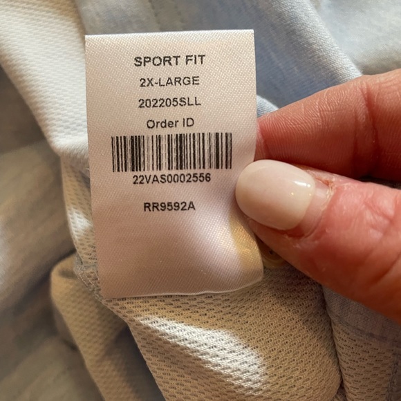 Khaki’s of Carmel Performance Polo NWT XXL Beautiful light blue - Picture 6 of 8